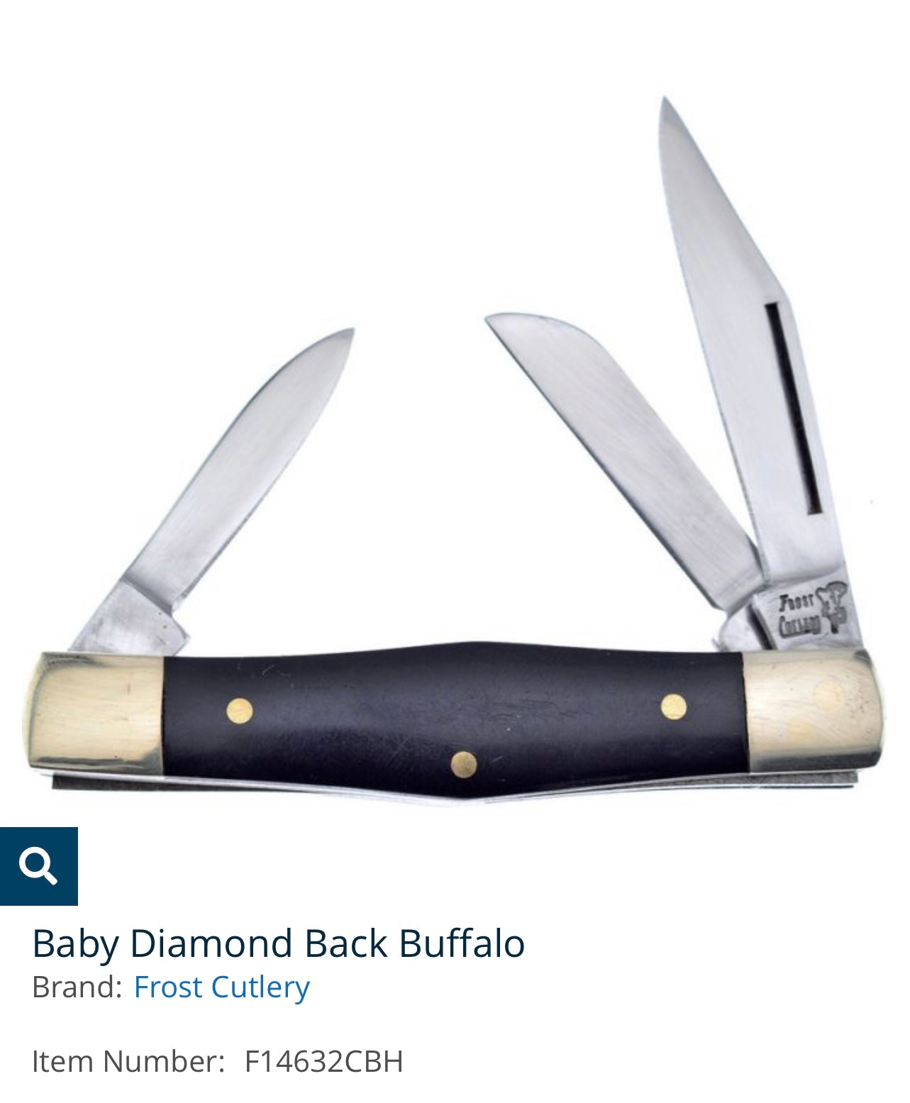 Baby Diamond Back Buffalo