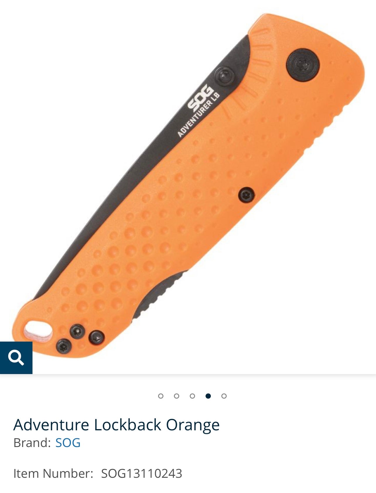 Adventure Lockback Orange