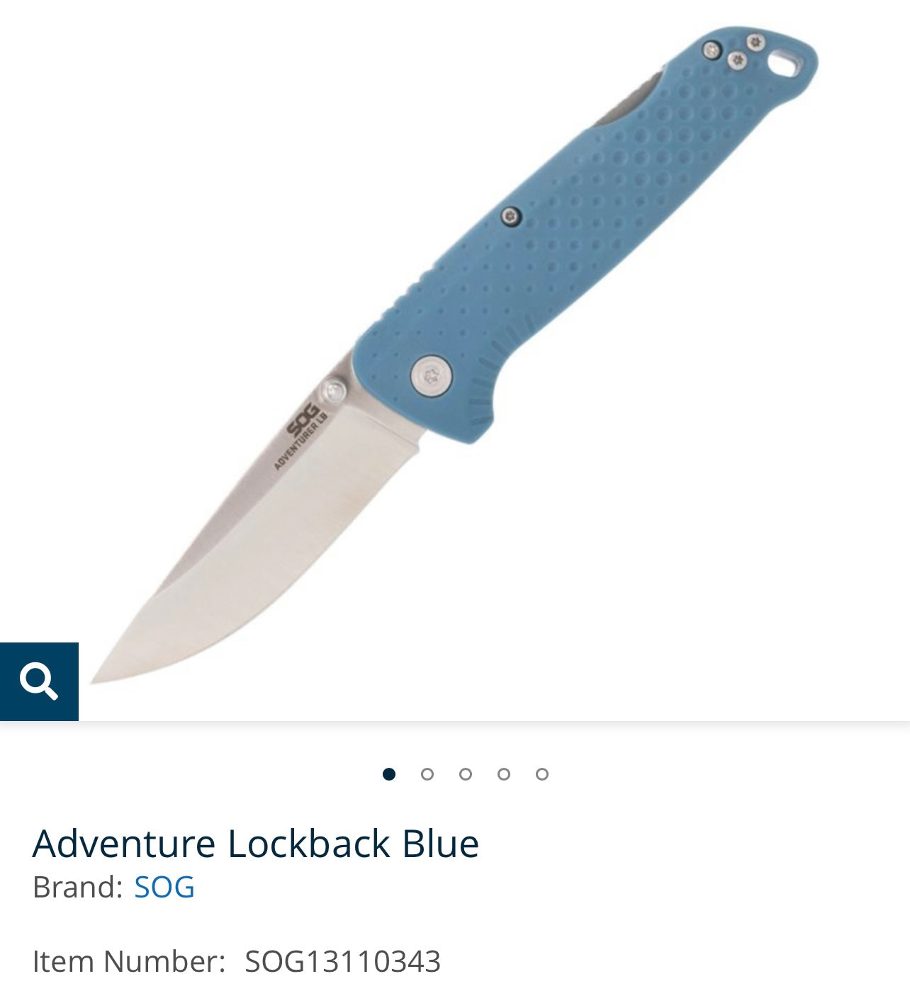 Adventure Lockback Blue